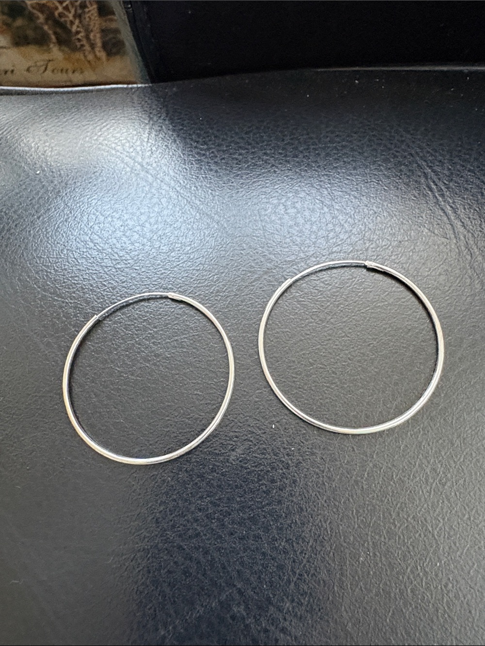 Sterling Silver Hoop Earrings Light Weight Easy to Wear
